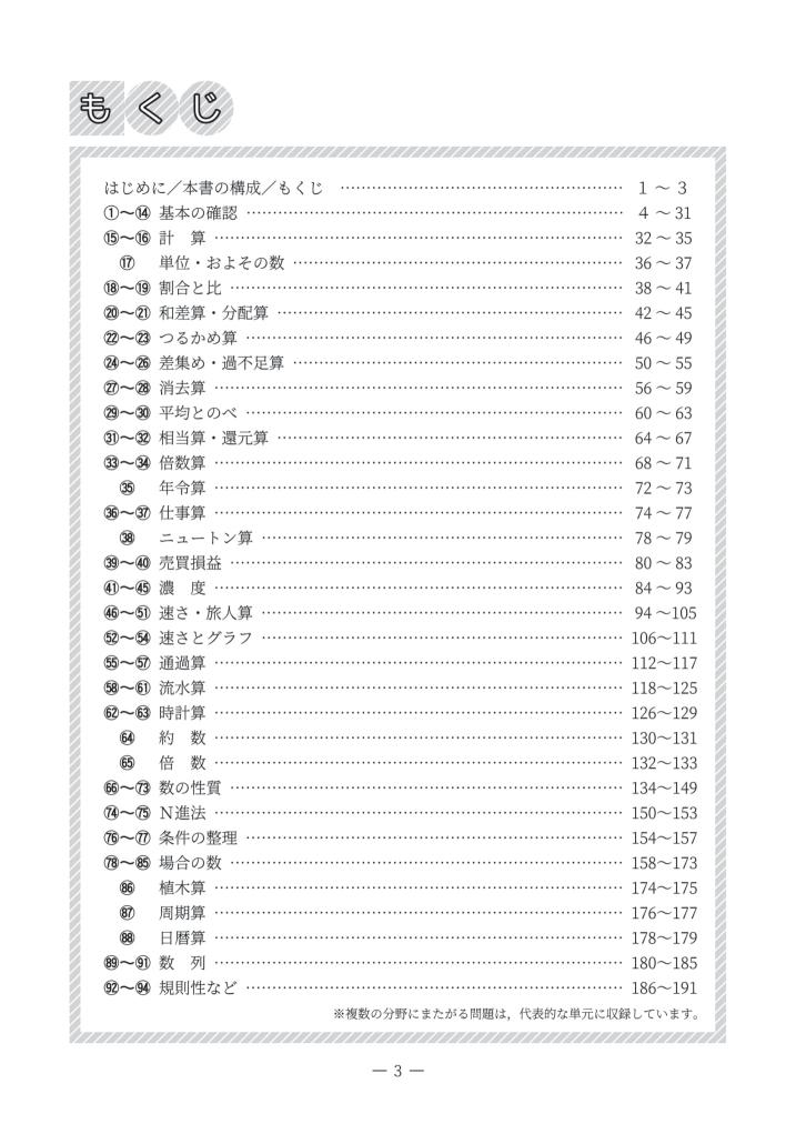 中学受験 算数のお手本　計算と文章題400問の解法・公式集 商品画像4