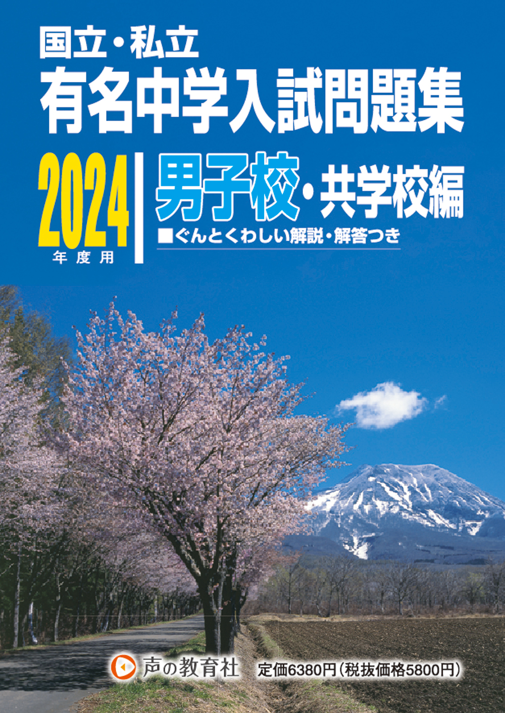 国立私立 有名中学入試問題集　男子校・共学校編　2024年度用 商品画像1