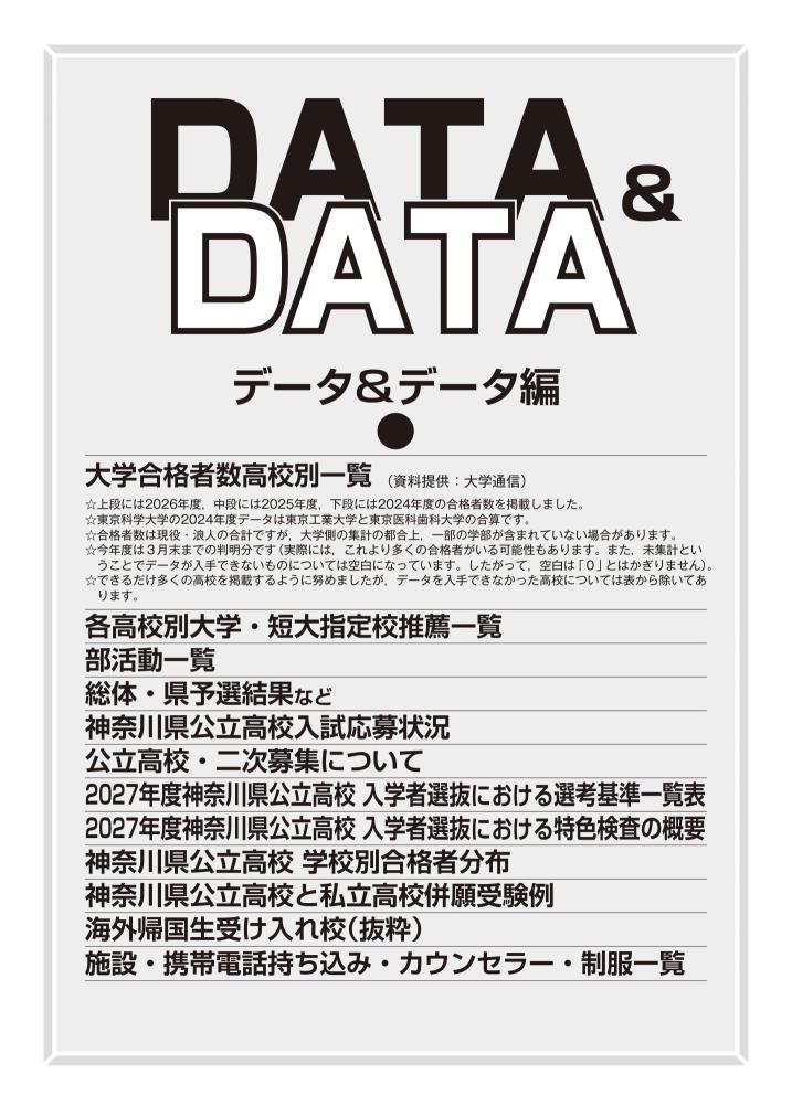 神奈川県高校受験案内　2027年度用 商品画像4