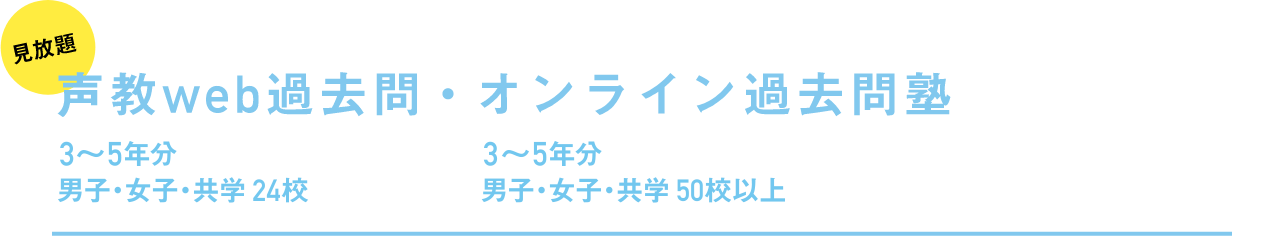 声教web過去問・オンライン過去問塾